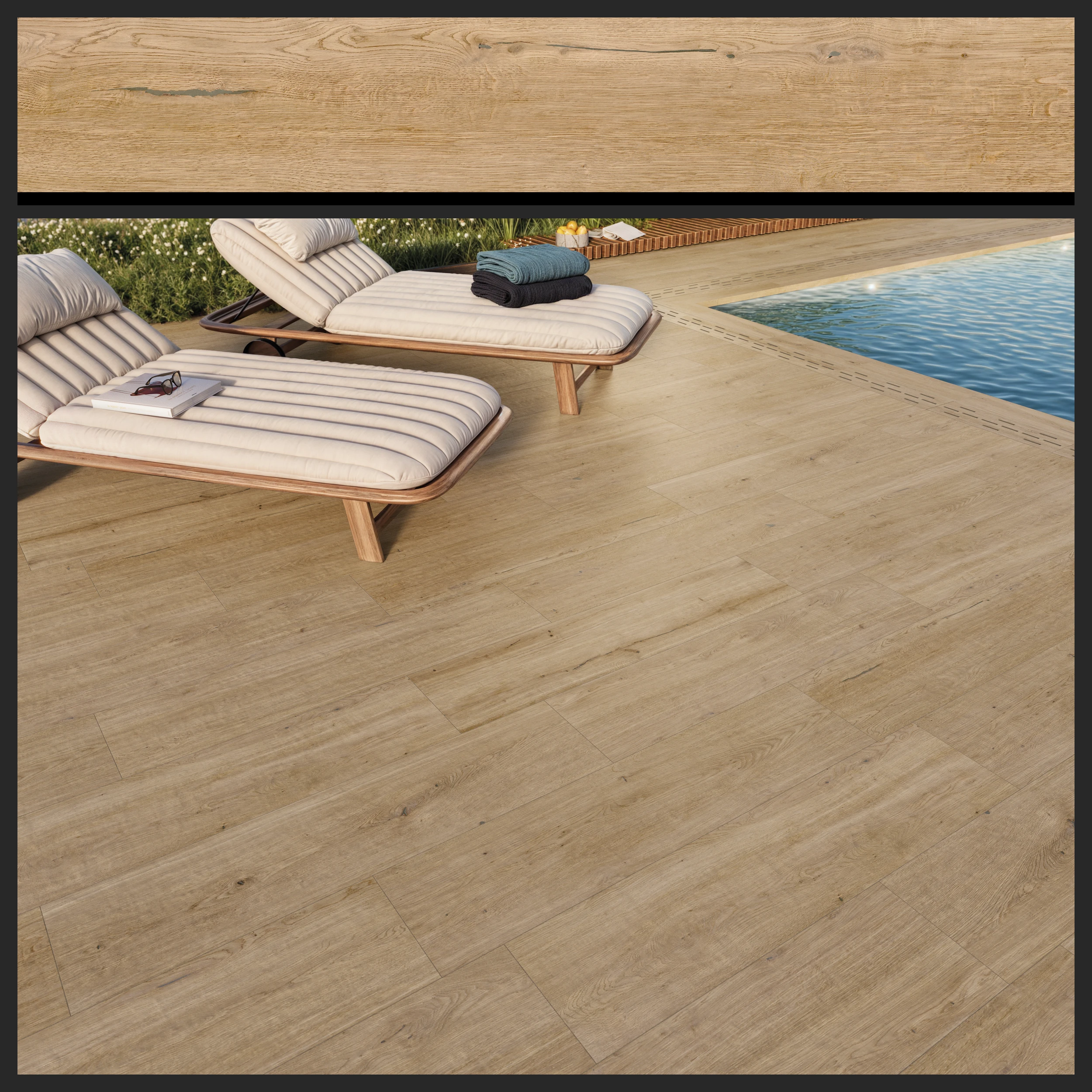 OMBRE Oak Pool Deck