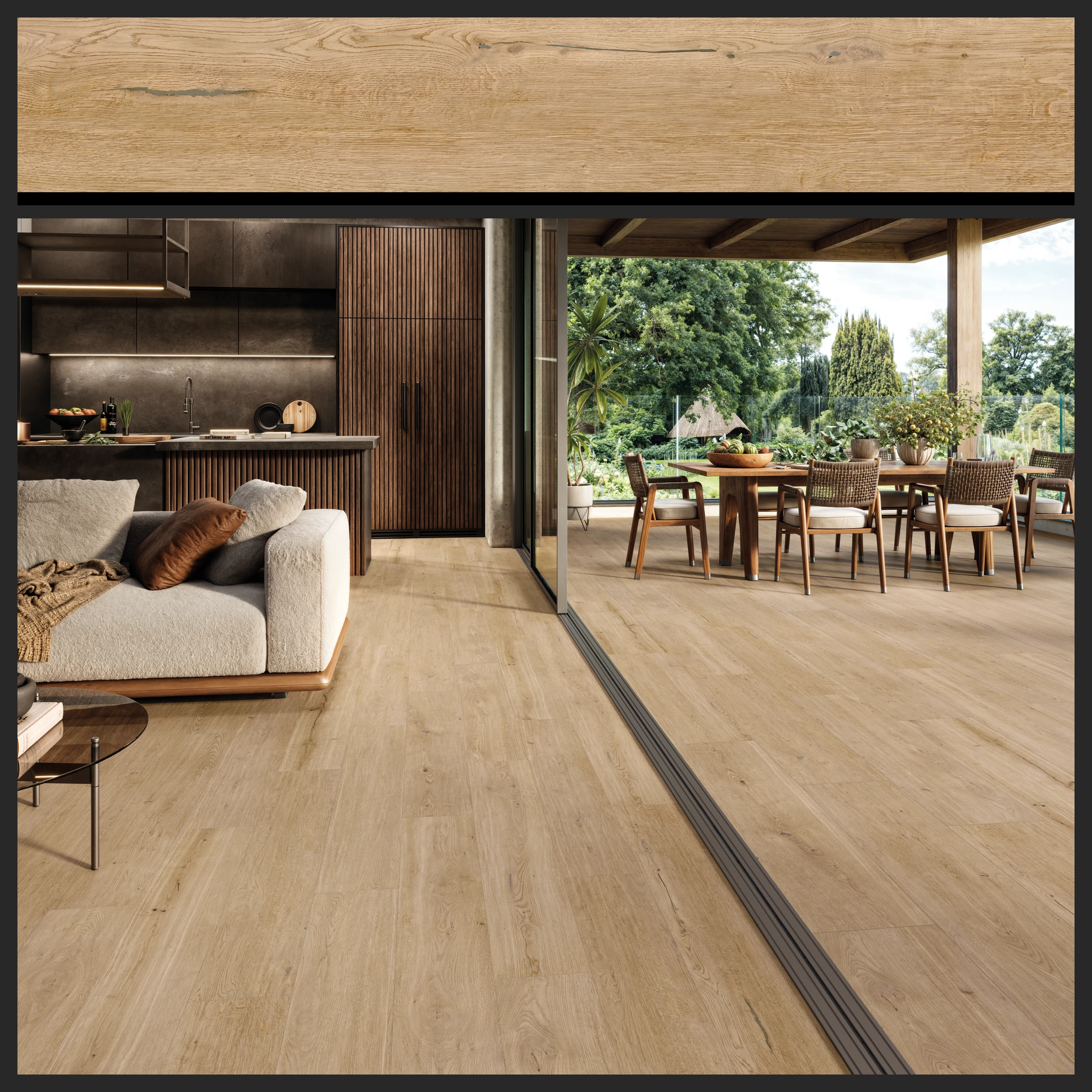 OMBRE Oak Indoor-Outdoor Flow