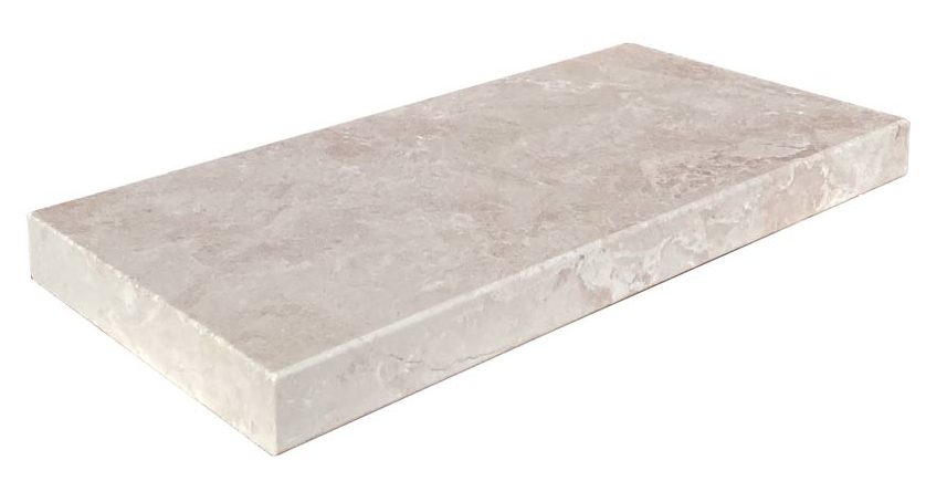 Venice Marble Leather Finish Modern Pool Coping - Icon Tile